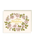 Happy Wedding Day Florals | Greeting Card