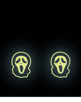 Scary Mask Earrings - GLOW IN THE DARK