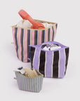 Go Pouch Set: Candy Shop Stripes