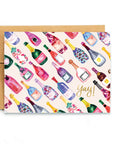 Yay Champagne Greeting Card
