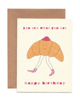 Croissant - Birthday Card
