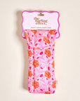 Puffy Sunglasses Case: Poppin' Petals Hot Pink
