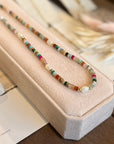 Rainbow Beaded Necklace