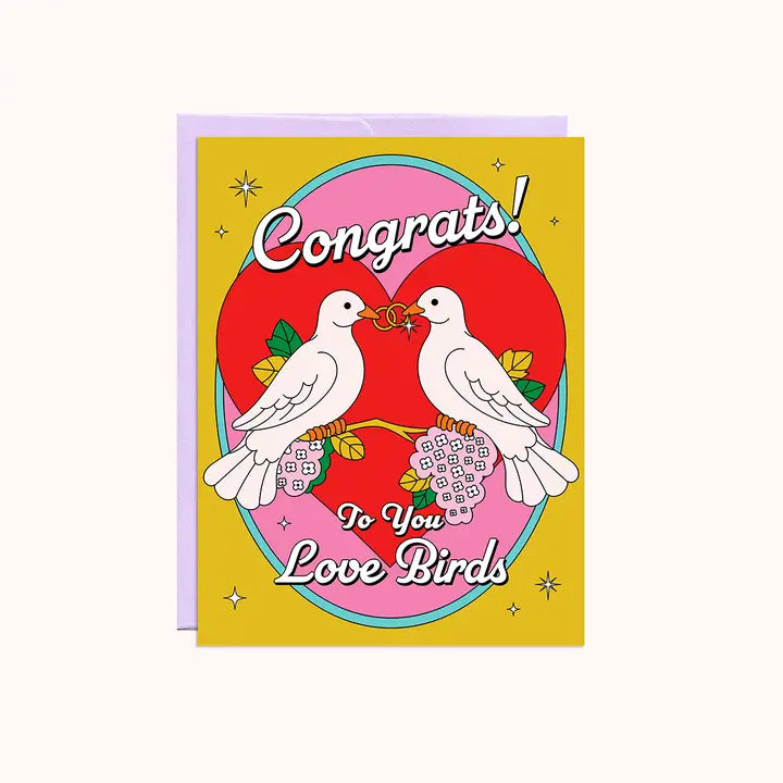 Love Birds - Greeting Card