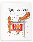Squirrel New Home - Funny Housewarming Card
