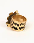 Brass Bandana Slide Ring | Amy