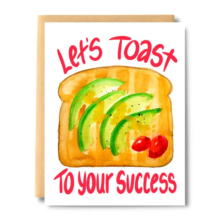Avo Toast Congratulations - Greeting Card