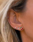 Cherry Studs | 10k Gold
