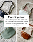 Crossbody Handbag: Rust Brown Leather