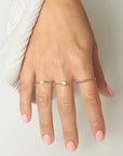 Petite Keshi Pearl Ring