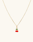 Cherry Necklace | 14k Gold