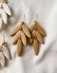 Dahlia Clay Earrings | Chiffon