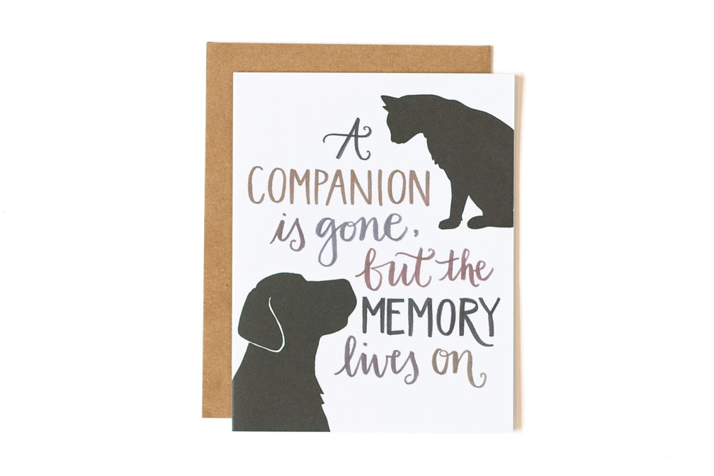 Pet Sympathy - Greeting Card