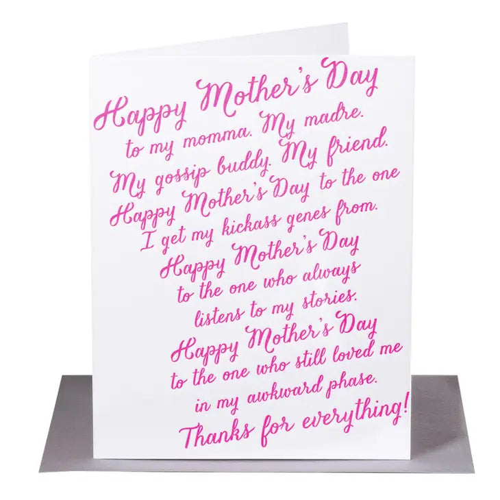 Mothers Day Rant - Greeting Card