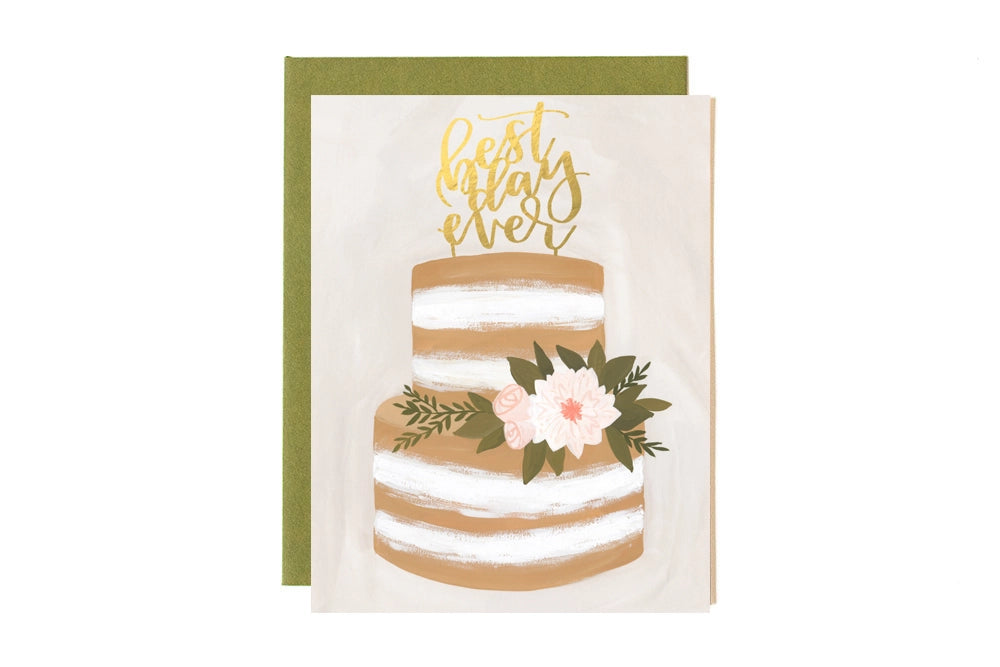 Wedding Best Day Ever - Greeting Card