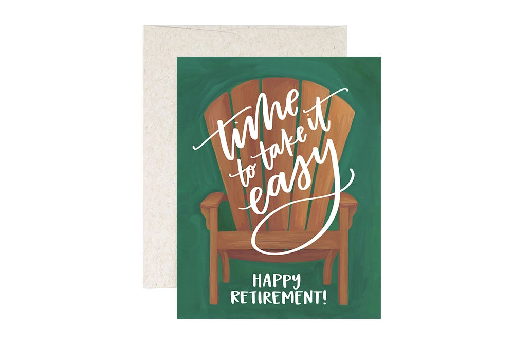 Retirement Chair - Greeting Card