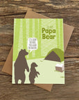 Papa Bear Camping Card