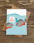 Lookin' Sharp Piranhas | Greeting Card