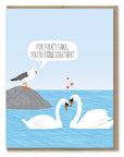 Still Together Swans | Greeting Card