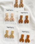 Myla Clay Earrings | Ochre
