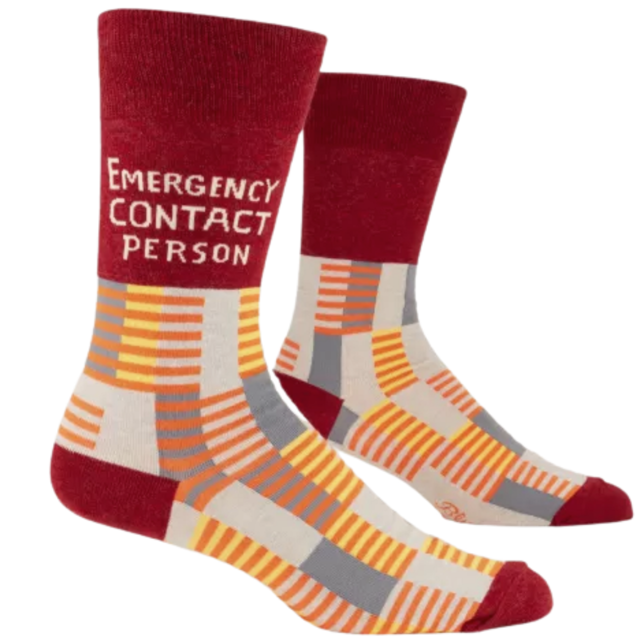 Emergency Contact Crew Socks