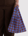 Blue Tartan Tote