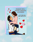 Hockey Romance Birthday | Greeting Card
