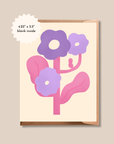Retro Flower | Greeting Card