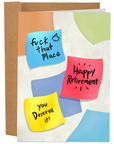Fuck That Place | Greeting Card