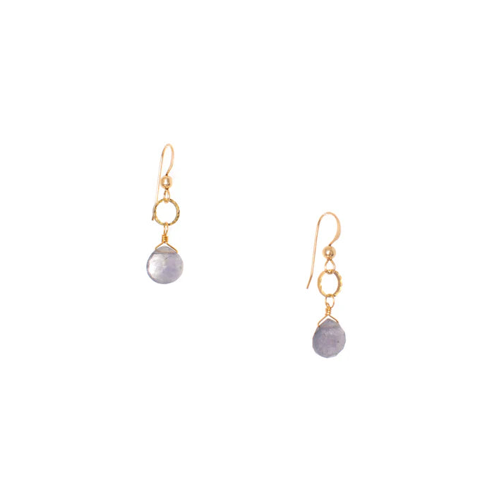 Classic Sidra Earrings: Iolite