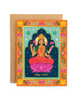 Diwali Lakshmi Greeting Card