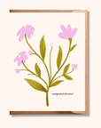 Congratulations Flower | Greeting Card