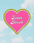 Team Jacob Heart Sticker