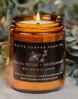 Eucalyptus + Peppermint Soy Wax Candle