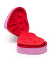 Velvet Jewelry Organizer - Heart Shaped w/ Bow