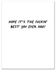 Best You Ever Had Rapper Birthday Card