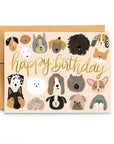 Dogs Birthday Greeting Card