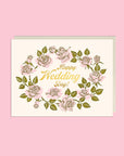 Happy Wedding Day Florals | Greeting Card