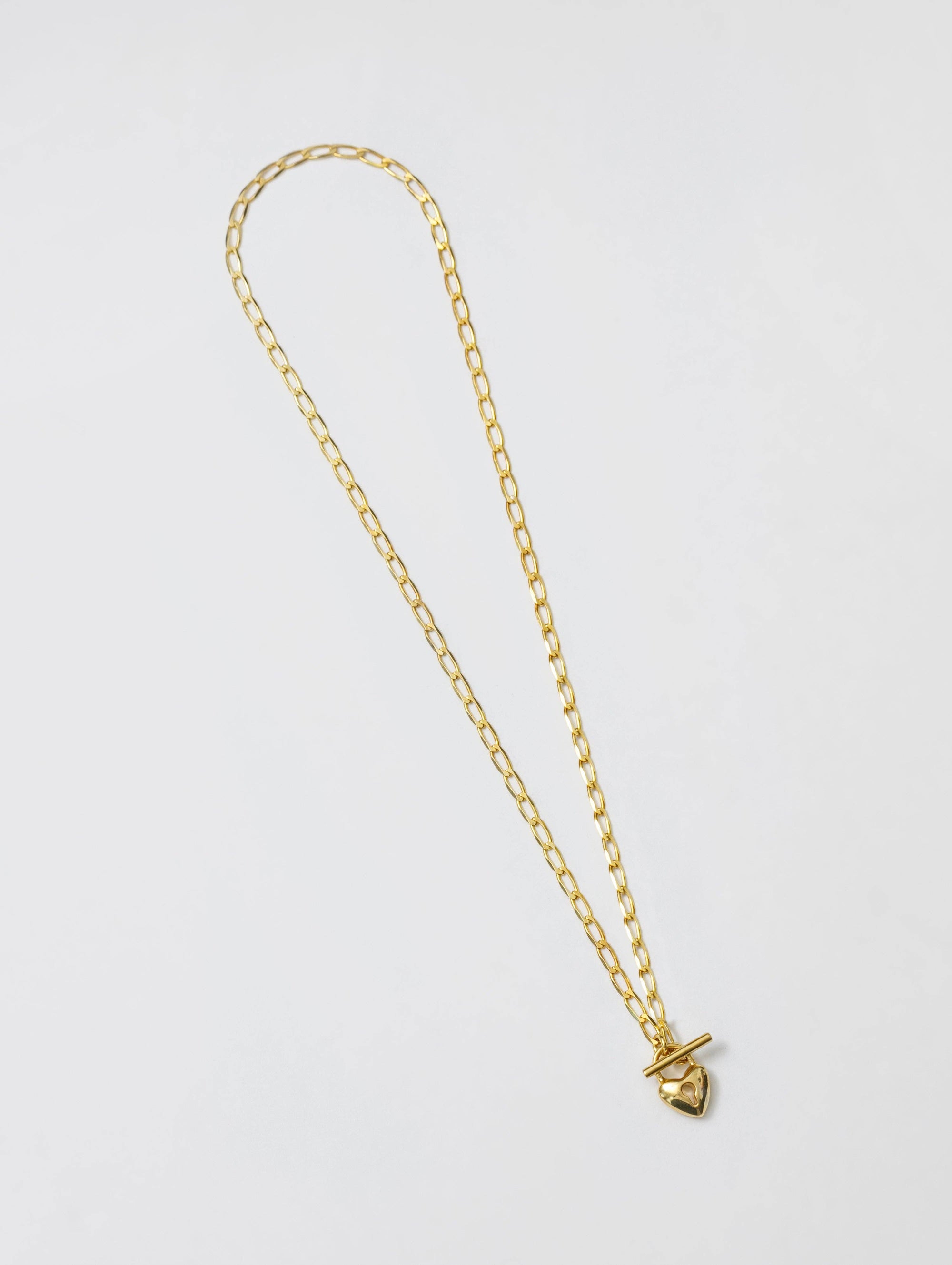 Heart Toggle Necklace | Gold