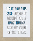 Toilet Birthday | Greeting Card