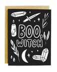 Boo Witch Greeting Card: Boo bitch