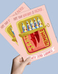 Packed Sardine Tin | Greeting Card