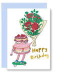 Cake on Skates | Greeting Card