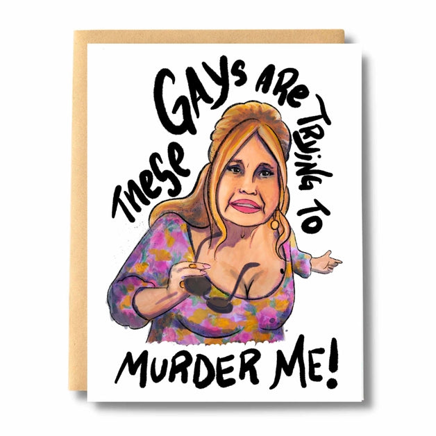 Tanya Murder Me - Greeting Card