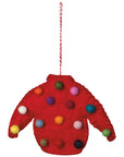 Ugly Xmas Sweater Felt Ornament