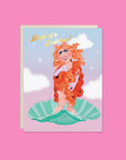 Birth of a Goddess Card | Greeting Card