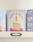 Make A Wish - Confetti Birthday Cake Card