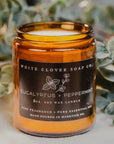 Eucalyptus + Peppermint Soy Wax Candle