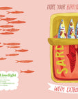Packed Sardine Tin | Greeting Card
