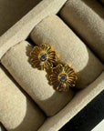 Sunburst Flower Studs